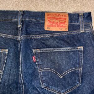 Levi's Dark Indigo Straight Jeans